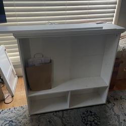 White wooden cabinet 