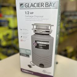 Glacier Bay TurboGrind 1/2 hp. Continuous Feed Garbage Disposal with Power Cord