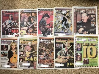 Vintage Guitar magazines- Free