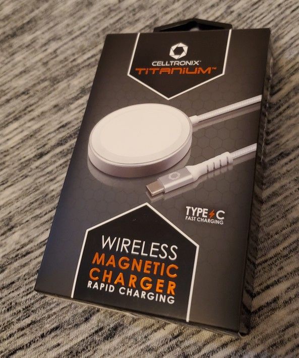 Celltronix Titanium Wireless Magnetic Rapid Charger 15W C-Port MagSafe IPhone