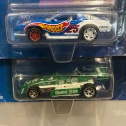 1992 HOT WHEELS 2 PRO CIRCUIT RACE CARS