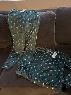 Girls Velour Set Size 10/12