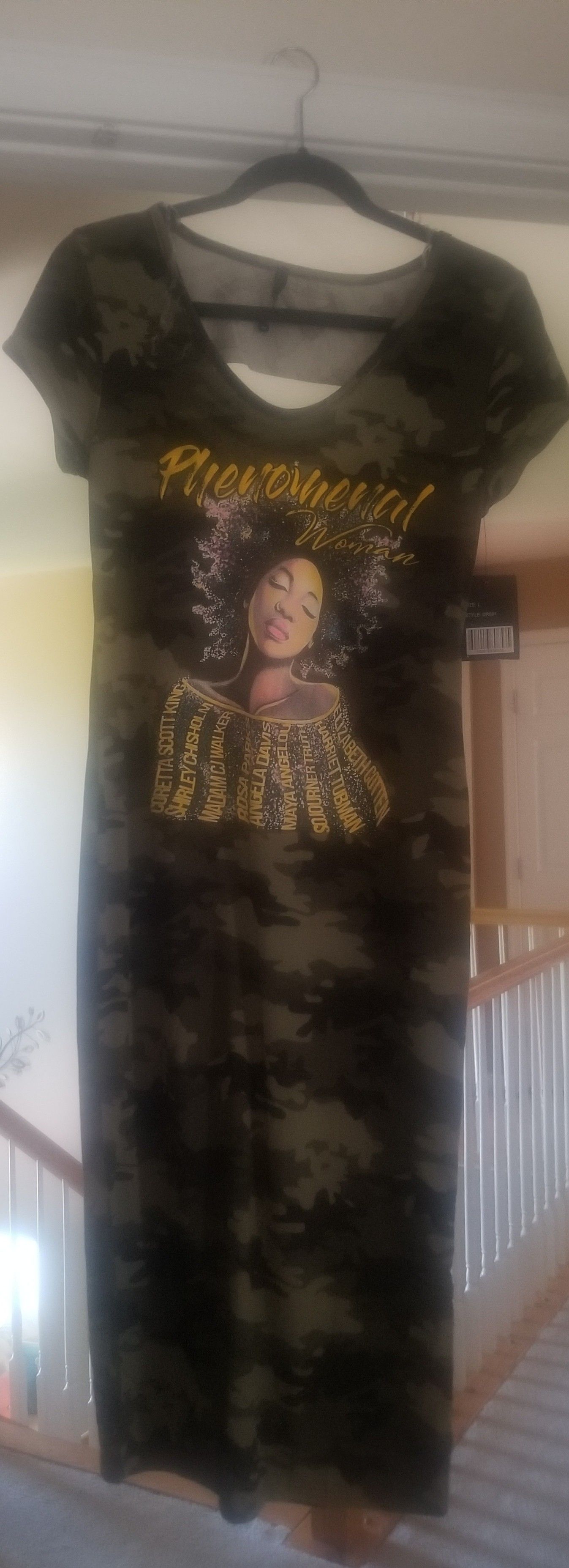 Phenomenal Woman Fatigue Dress
