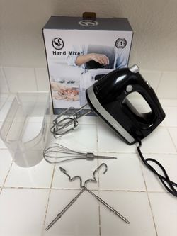 Hand Mixer Electric Handheld 400W, 5-Speed Lightweight Kitchen Mixer with Storage Case