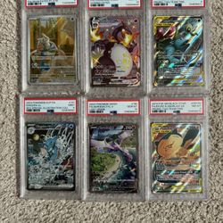 Pokemon Psa Graded Slabs Charizard Snorlax Pikachu 