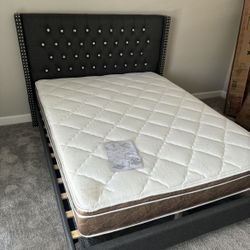 New Queen Bed Frame With Mattress