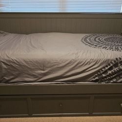 Trundle Twin Bed With Storage