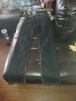 Dark Wash Distressed Jeans