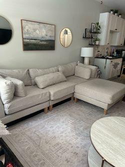 Beige couch