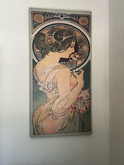 Art Nouveau canvas