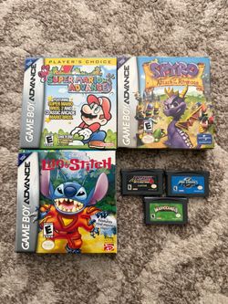 Nintendo gameboy advance games 50 each