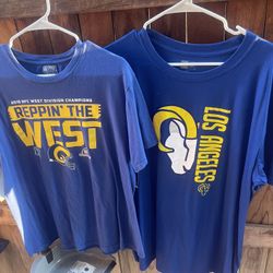 Los Ángeles Rams Shirts Size L Adult Both For 15 Dollars 