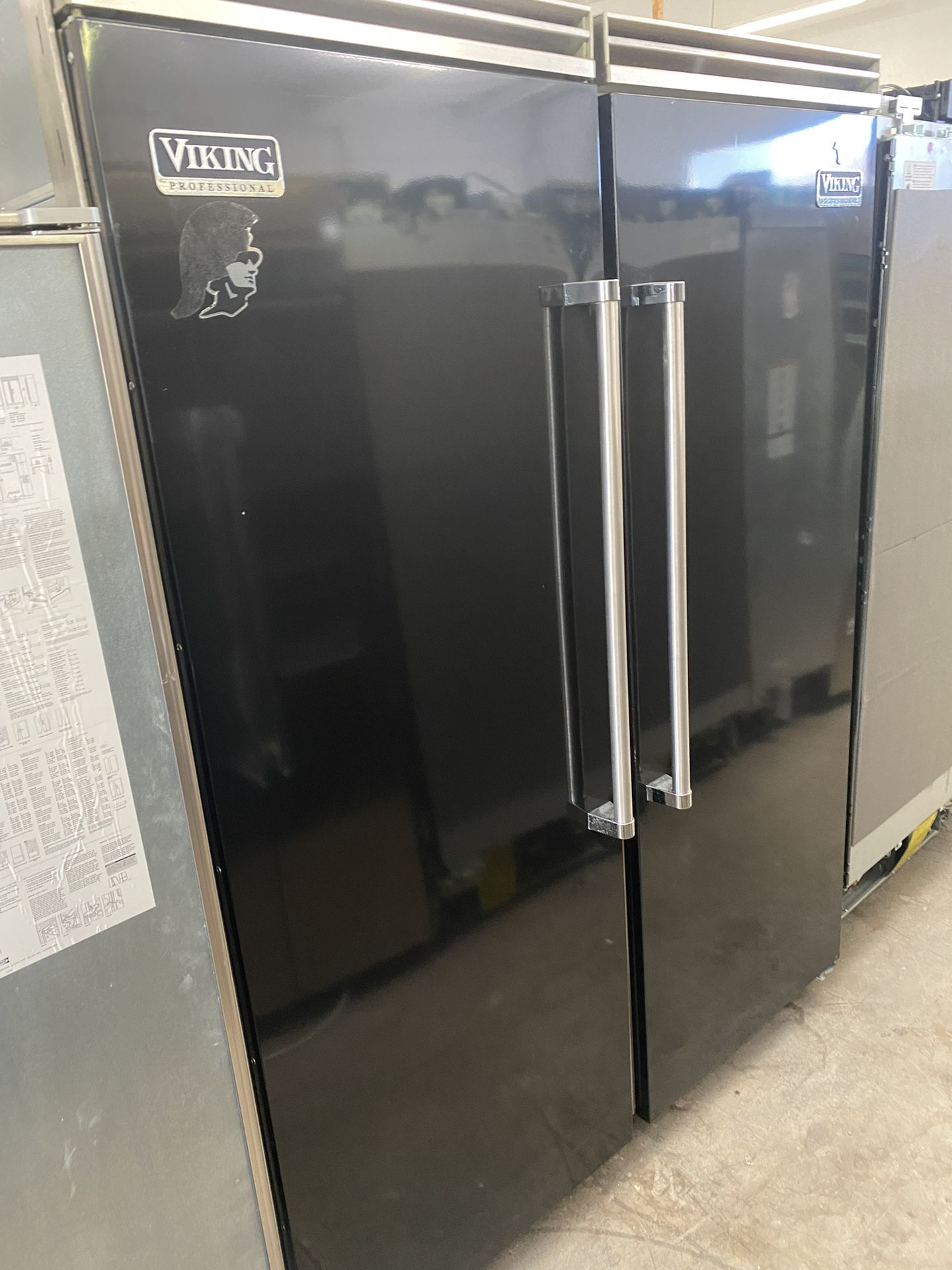 Viking Professional 60” Panel Ready Column Fridge & Freezer Set