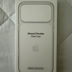 Clear Apple Case With MagSafe - iPhone 17 Pro Max