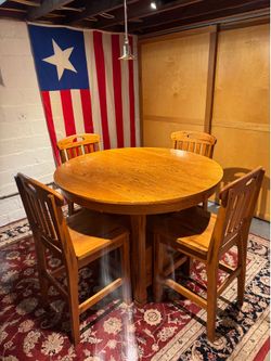 Dinning room tables, chairs, and cabinets