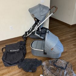 Uppababy Cruz V2 Stroller and Car seat 