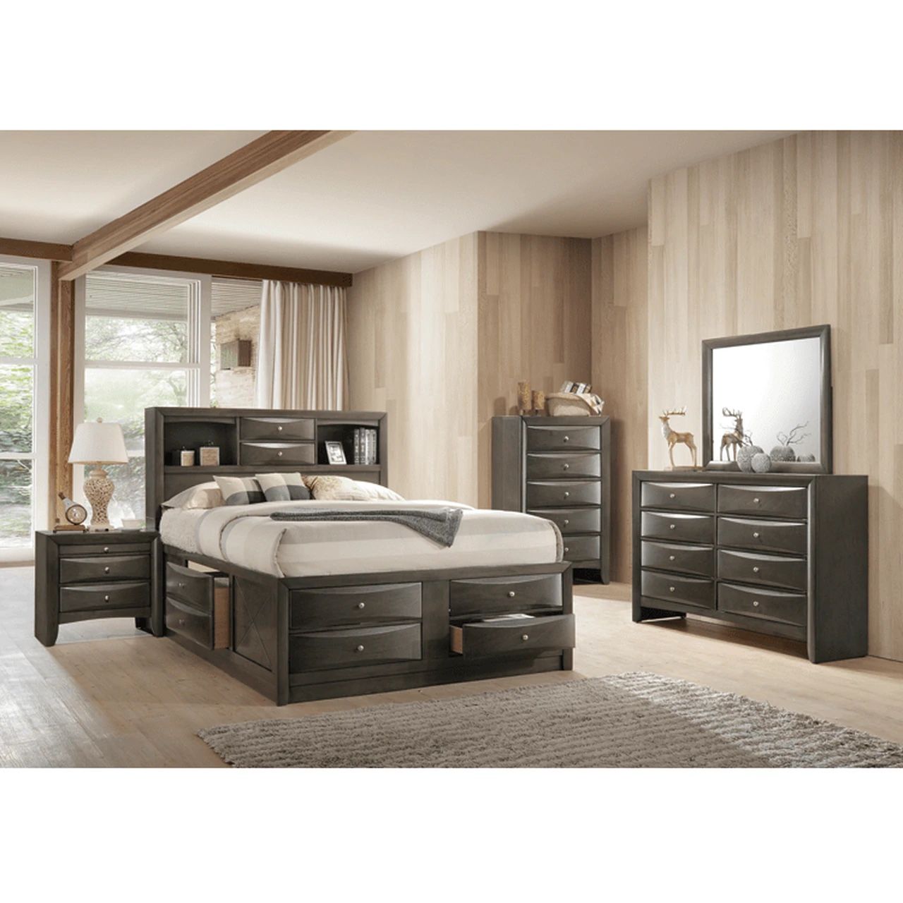 4PC King Bedroom Set