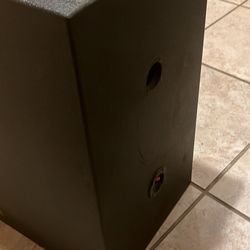 Two 12 Inch Speakers With Probox and amplifier
