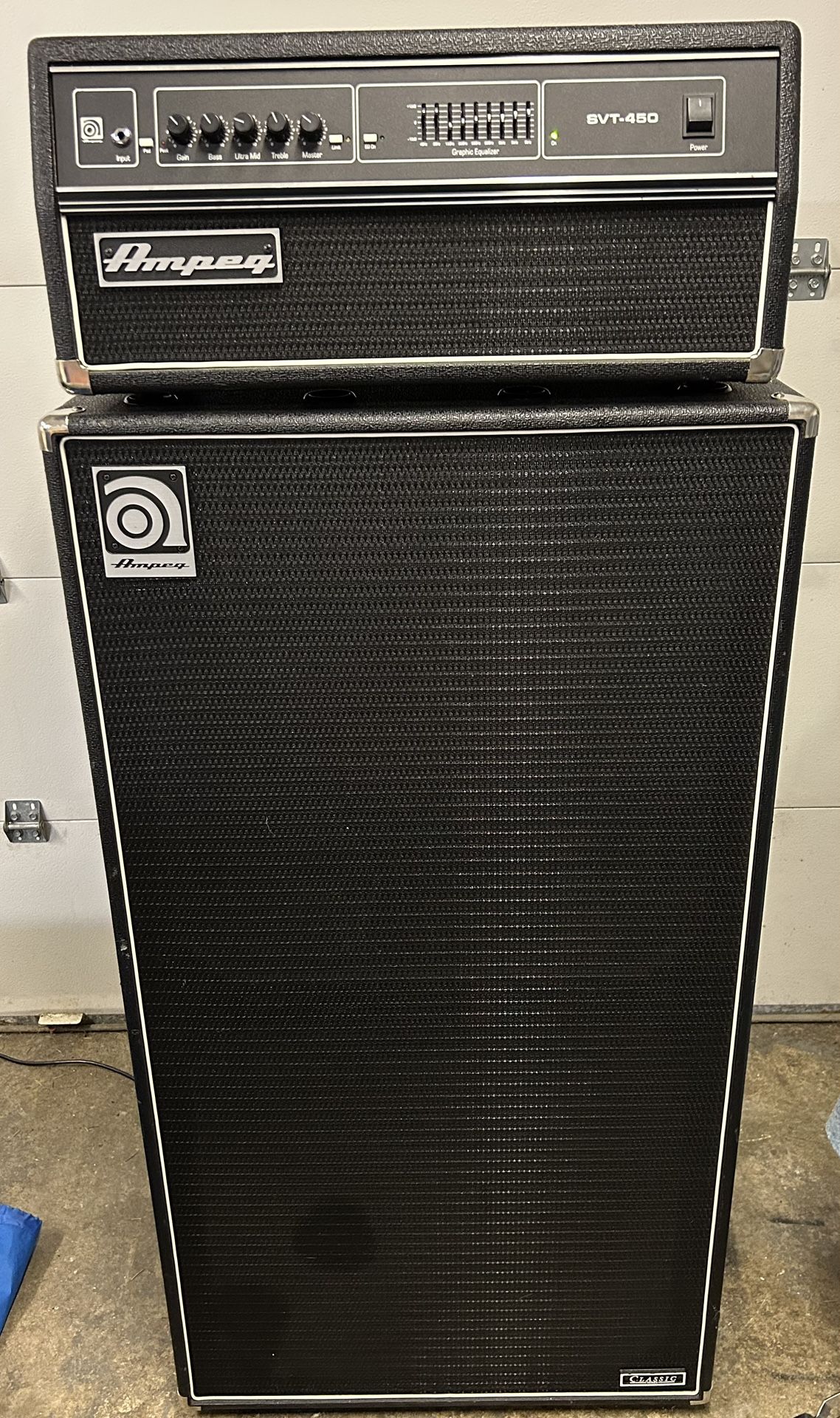 Ampeg SVT-450 Head and SVT 810E Cabinet