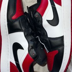 Jordan 1 Low “Bred Toe” 