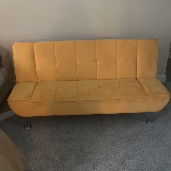 Futon  Yellow Brand New 