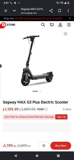 Segway MAX G3 Plus Electric Scooter
