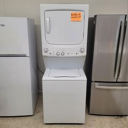 NEW Scratch & Dent GE 27" Stacked Washer & Dryer Combo (Electric) Tested & Guaranteed with 90 Day Warranty