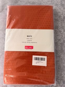 Maxmill Mate Spillproof Tablecloth Rust 60x84