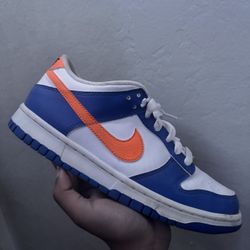 Orange and blue dunks 