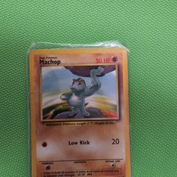 Machop Pokémon Card