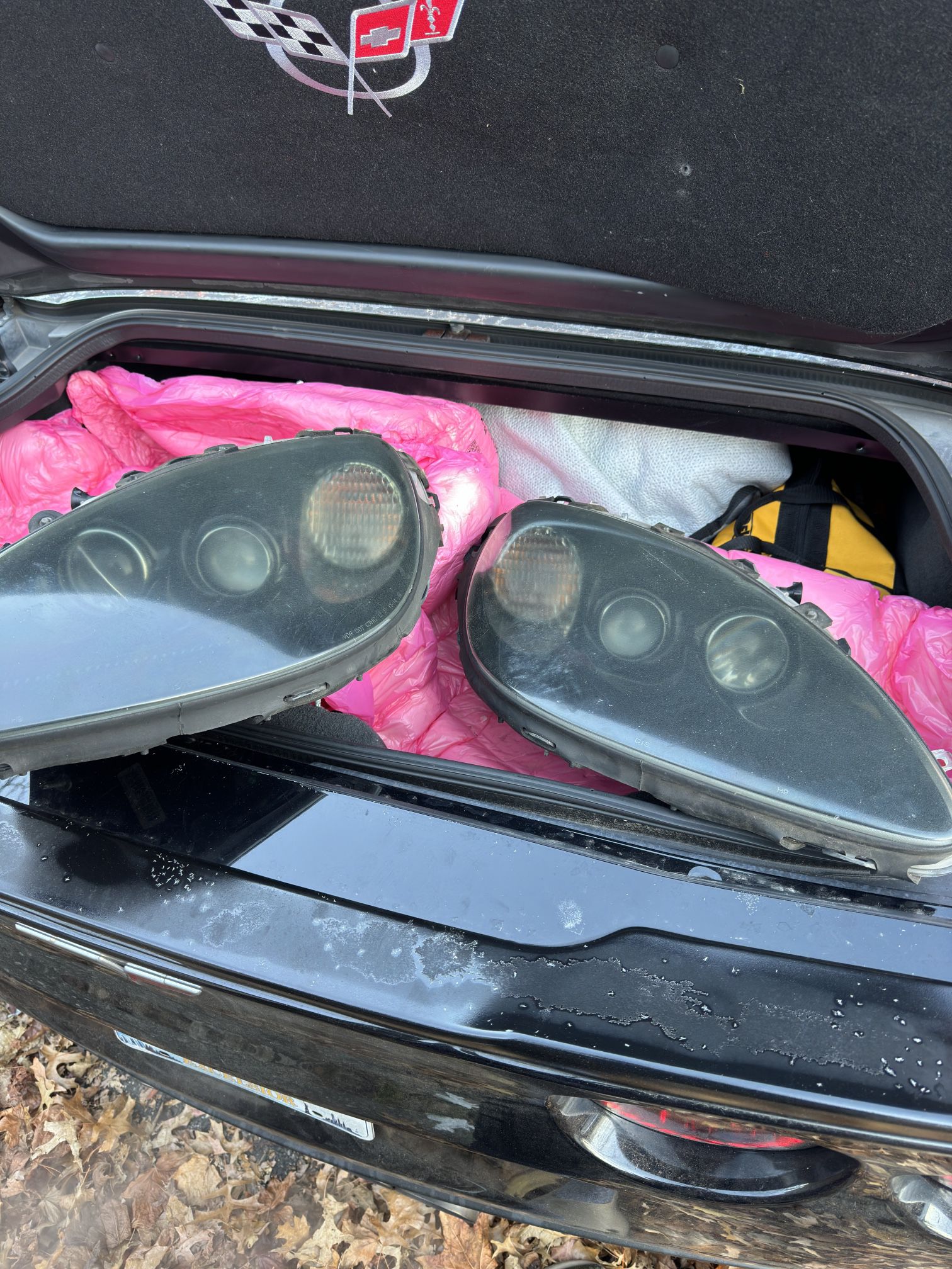 Chevy Corvette Stock Projector Headlights