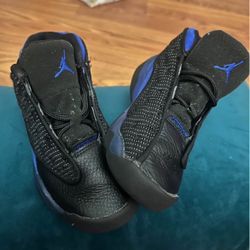 Nike Air Jordan 13 retro TD black hyper royal shoes