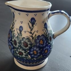 Boleslawiec Polish Pottery Pitcher