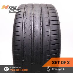 Selling a Set of 2 Used 8/32 Summer  315/30ZR22  107Y  Michelin  Pilot Sport 4 S