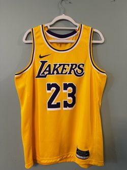 LeBron James Los Angeles Lakers #23 Nike Swingman Jersey - Size Large (Excellent Condition)