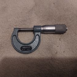Mituyo Outside Micrometer Tool..0"..To..1"