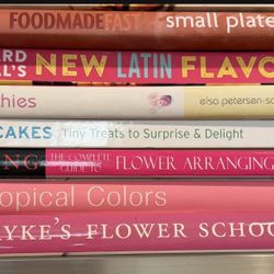 Books Cooking And Floral Starting $12 And Up Each 