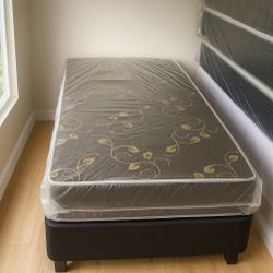 Brand New Twin Size Mattress 10” For Unbeatable Comfort! Also in Full, Queen & King. Wrapped in Plastic. Same-day Delivery.
