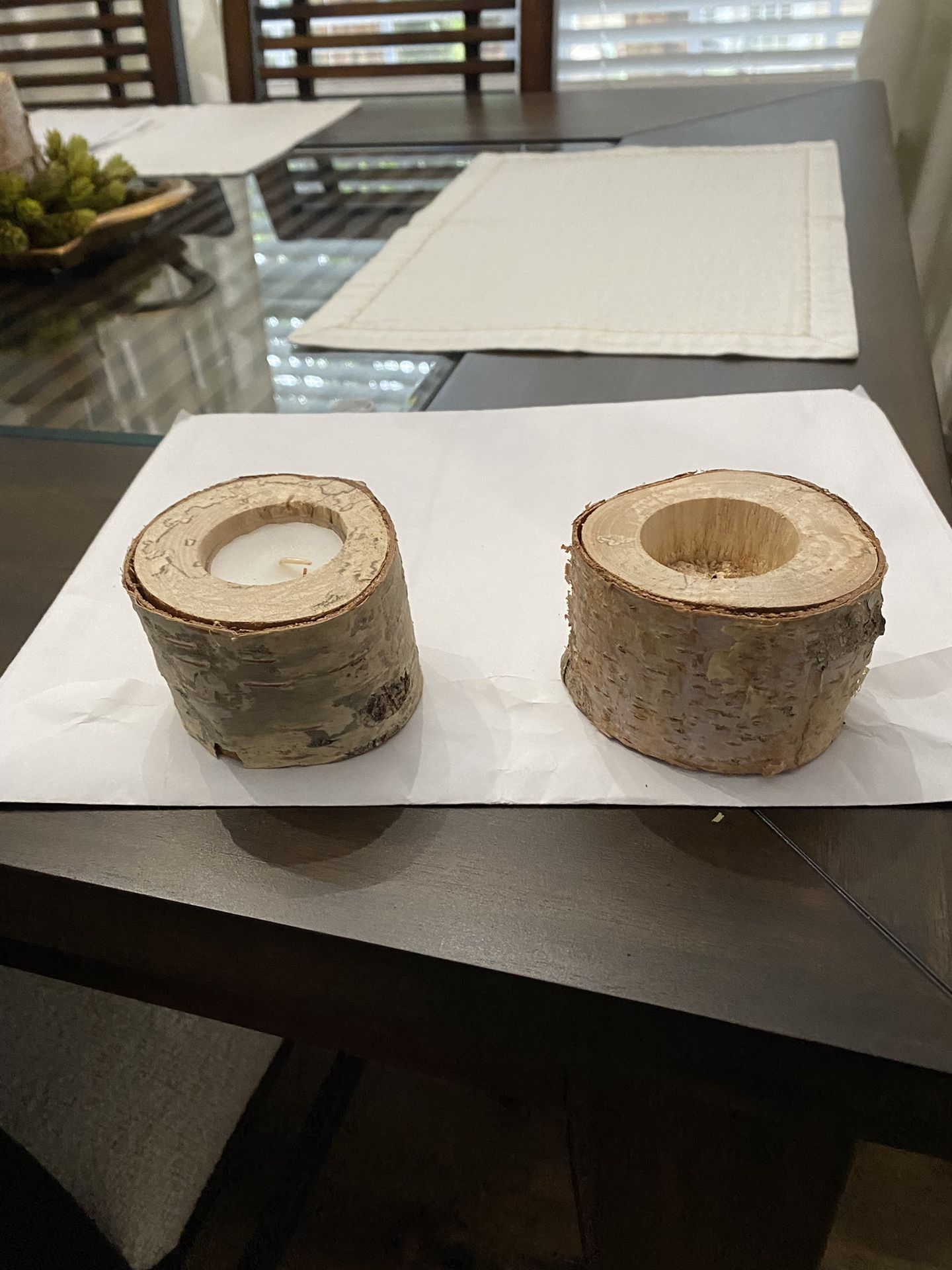 Birch Candle Holders