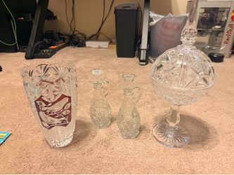 Antique Crystal glass ware