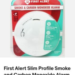Smoke and Carbon Monoxide Alarm.