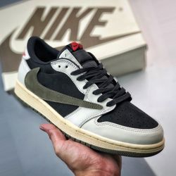 Jordan 1 Low Travis Scott Olive 88