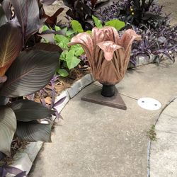 LARGE! Draped Fabric Cement Hypertufa Flower Pots