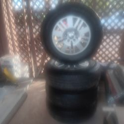 New Tires W Rims Only Used For 100 Miles