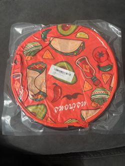 NSIRONS 12-Inch Insulated Microwavable Fabric Tortilla Warmer Pouches
