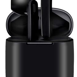 IPX7 Waterproof Bluetooth Earbuds, True Wireless Earbuds, 35H Cyclic Playtime Headphones with Charging Case and mic for iPhone Android, in-Ear Stereo 