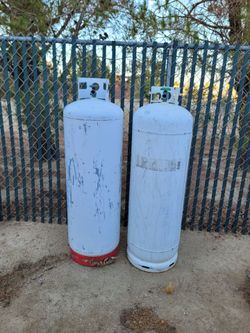 $80 . Each ..OBO...2 used 100 # propane tanks