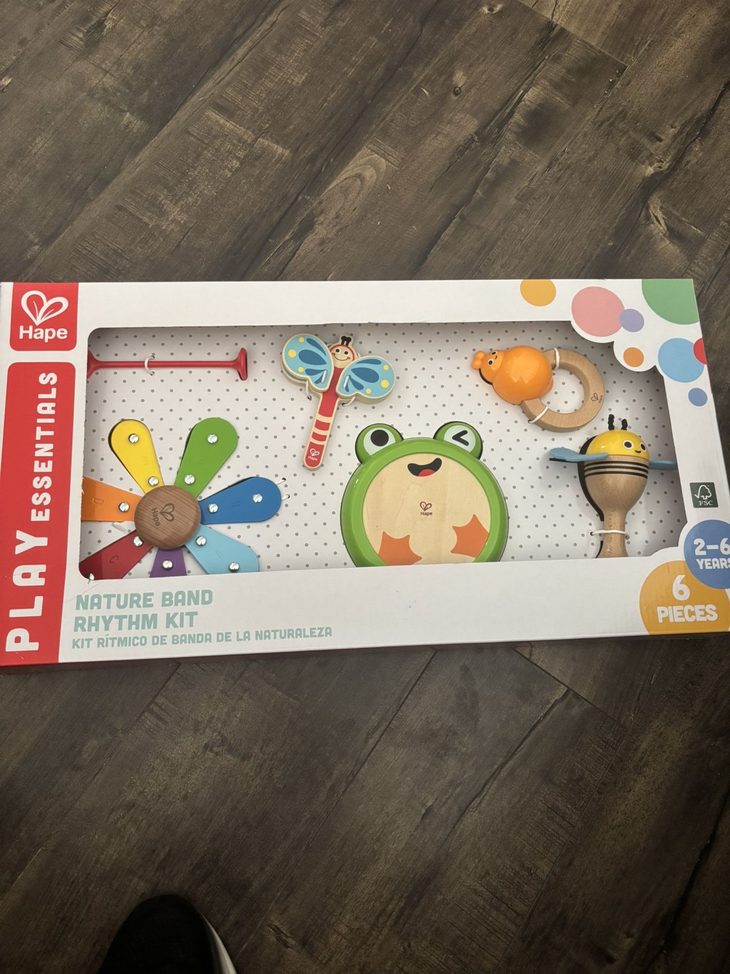 Hape Nature Band Rhythm Kit Kids Toys 2-6 Years