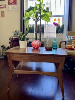 Merman Antique Mid Century Modern Side Table 