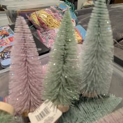 Easter Bottle Brush Trees